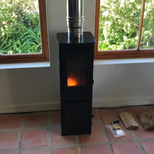 Wood fireplace Ackerman W5G Freestanding fireplace, wood fireplace, closed combustion fireplace