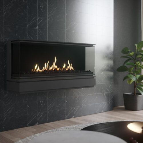 AI Emberglo wall mounted Gas fireplace