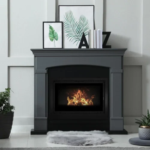 Kratki Ildnord Alta wood burning built in fireplace