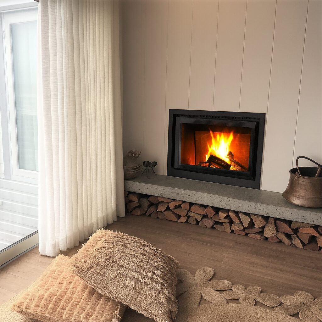 Kratki Arke 80 built in fireplace
