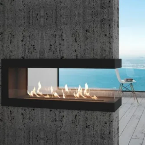 SAfire - Canto Three Gas fireplace double sided fireplace 3 sided fireplace
