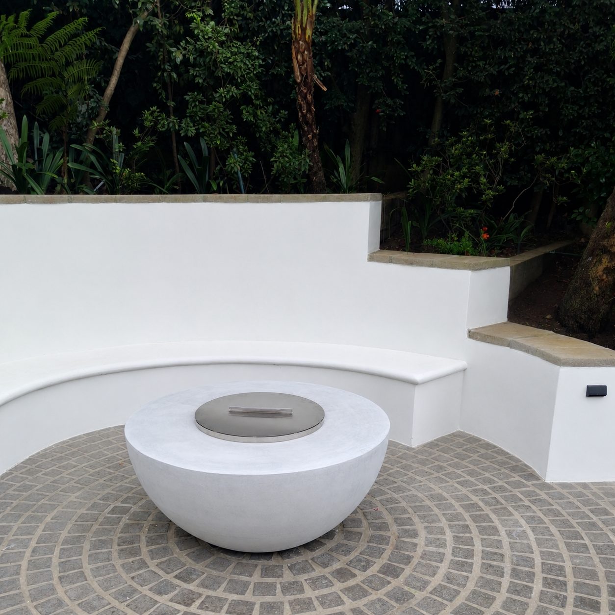 Fire pit white Carloforno SAFire