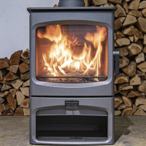 Charnwood Aire 7 Fireplace with store stand