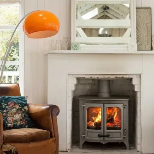 Charnwood Island 3 freestanding fireplace