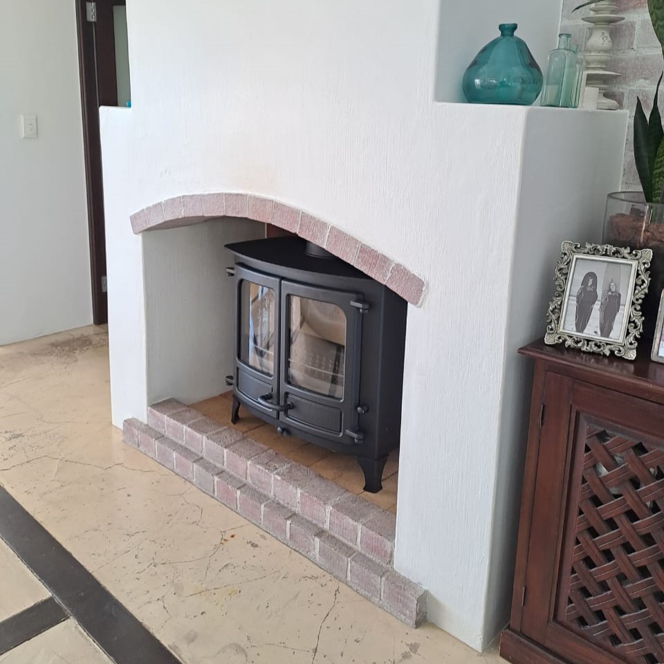 CHARNWOOD ISLAND 3 CAST IRON FIREPLACE