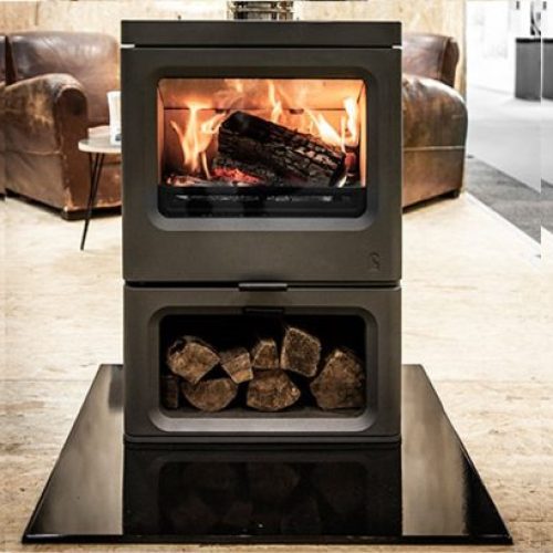 Charnwood - Skye 7 fireplace with store stand