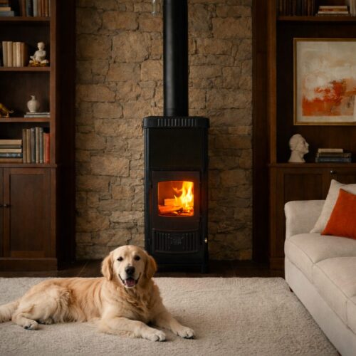 Plamen Dora 10 Green Fireplace