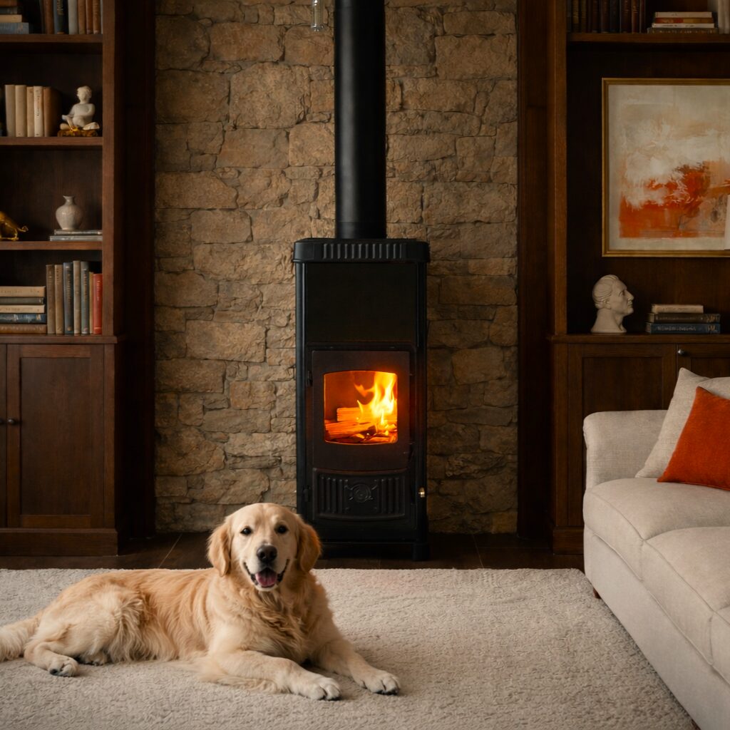 Plamen Dora 10 Green Fireplace
