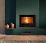Thermorossi Esprit 490 built in pellet fireplace insert