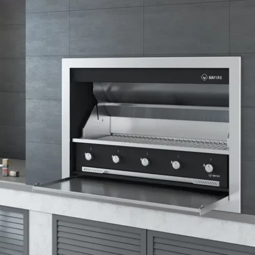 SAFIRE gas-built-in braai BBQ