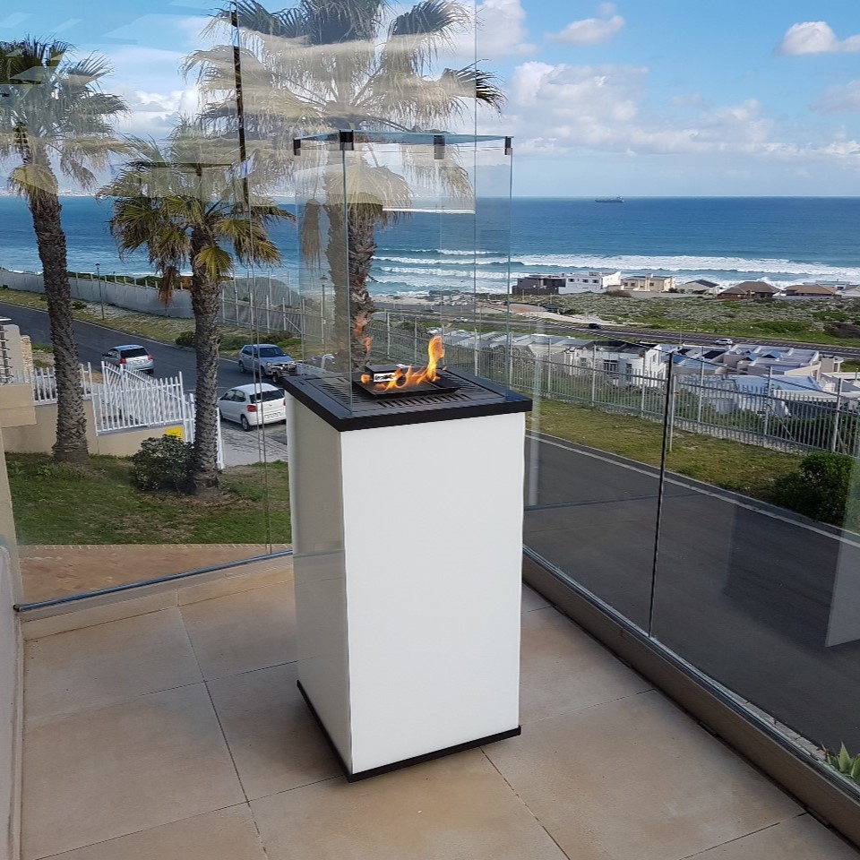 Kratki Gas Patio heater white