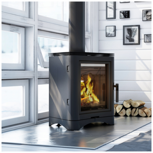 Kratki k5 freestanding wood burning fireplace