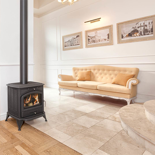 Kratki - K6 Freestanding Cast Iron Fireplace 11kw - Image 5