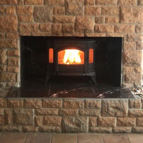 Kratki k9 cast iron wood burning fireplace