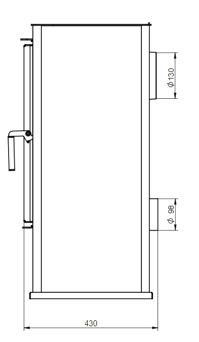 Kfd - Kasia Freestanding Fireplace 6,3kw - Image 10