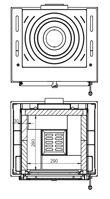 Kfd - Kasia Freestanding Fireplace 6,3kw - Image 11