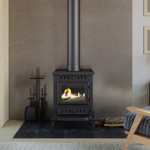 Kawmet P3 Freestanding Cast iron wood burning closed combustion fireplace
