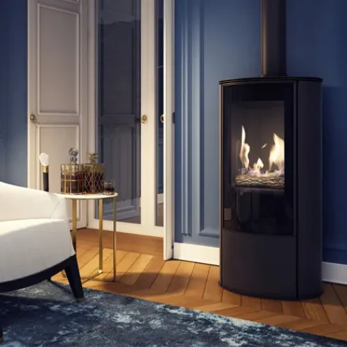 Kratki ABS Gas freestanding fireplace