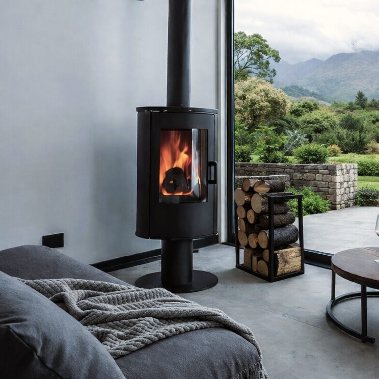 Pedestal fireplace kratki ABSN
