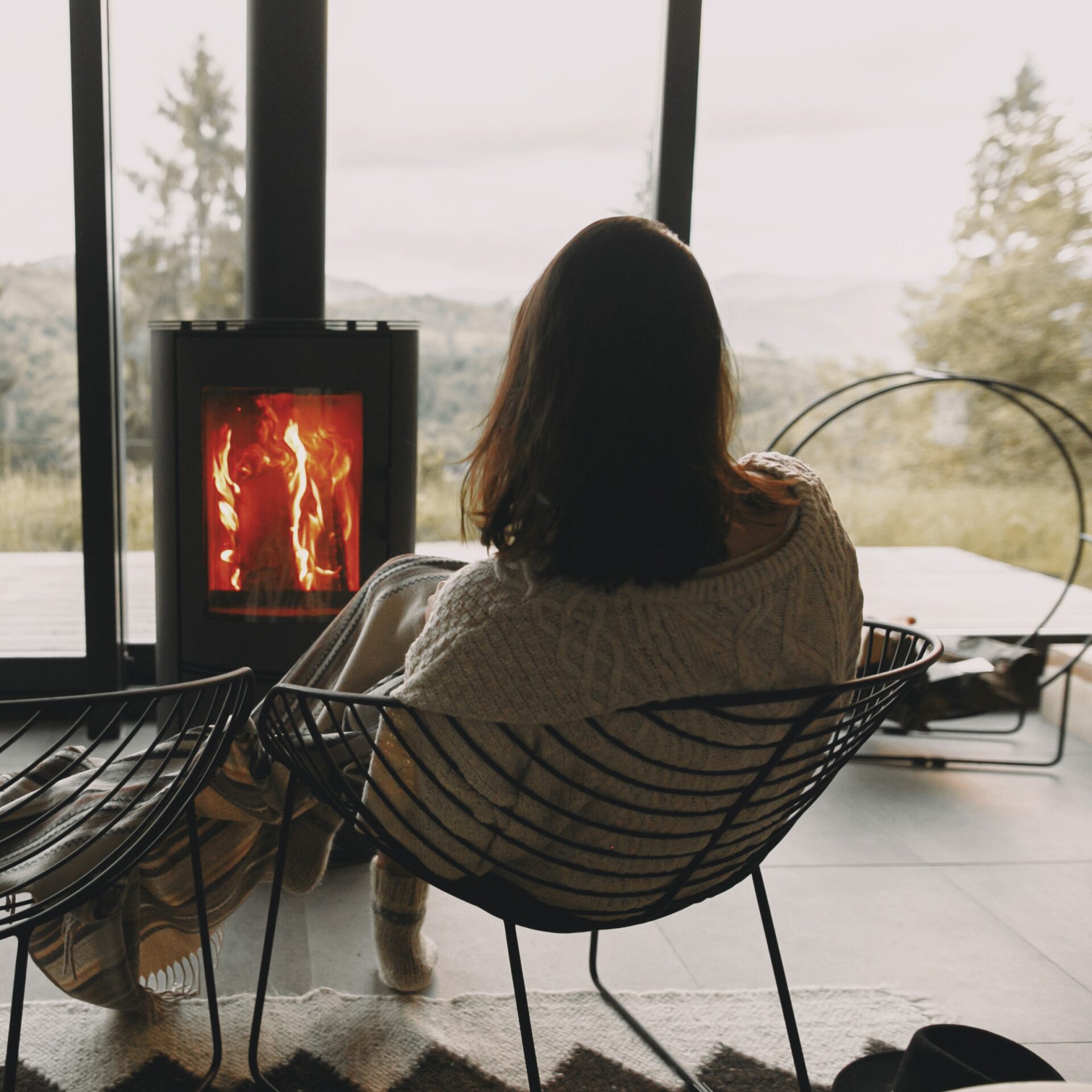 kratki-abs-wood fireplace-steel