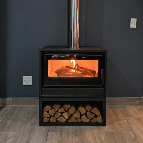 kratki alta fs fireplace with logbox 12kw