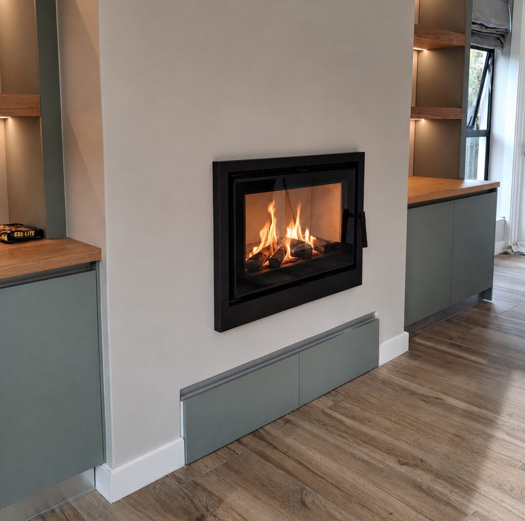 Kratki Arke 80 insert fireplace, fireplace design ideas