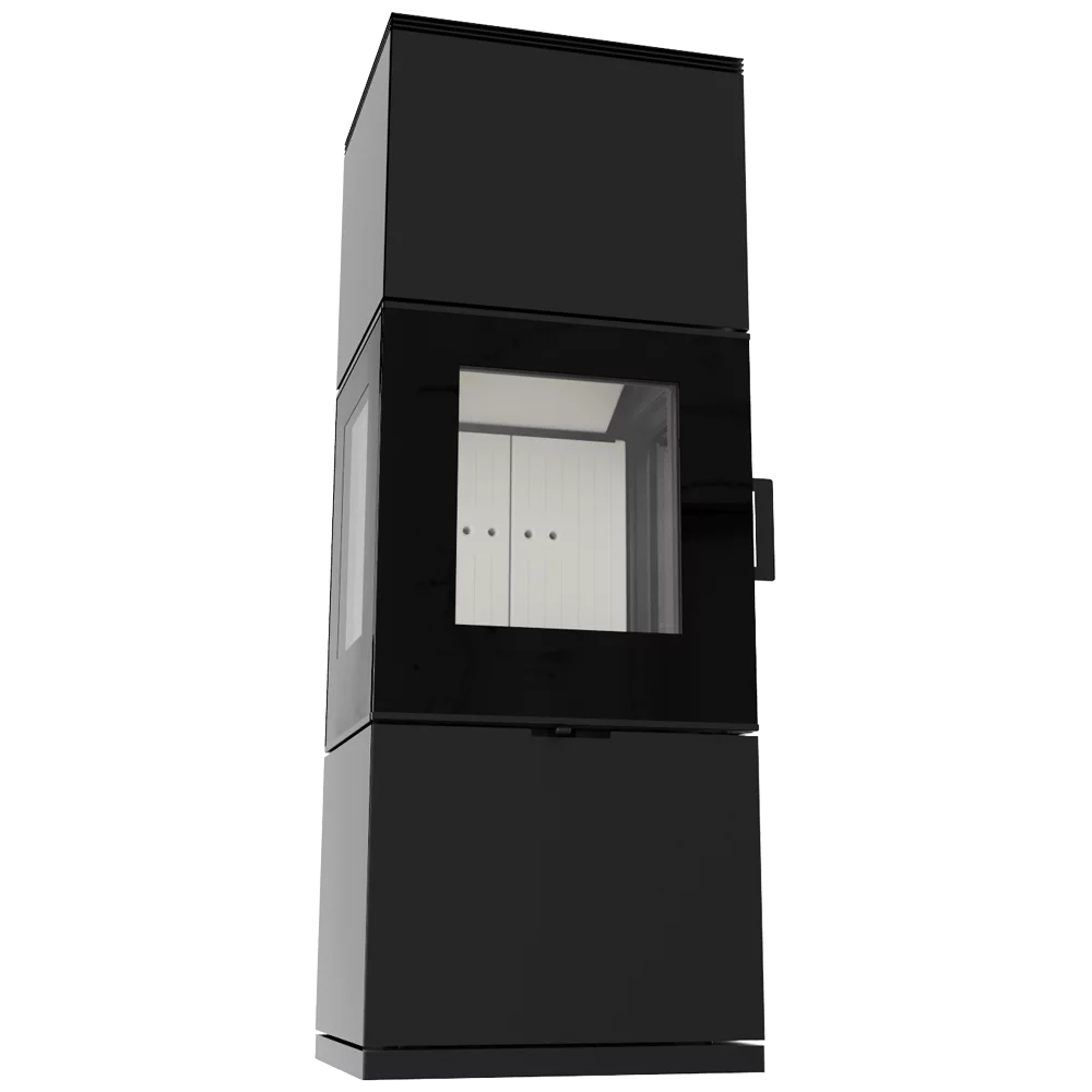 Kratki Inga freestanding 3 sided fireplace
