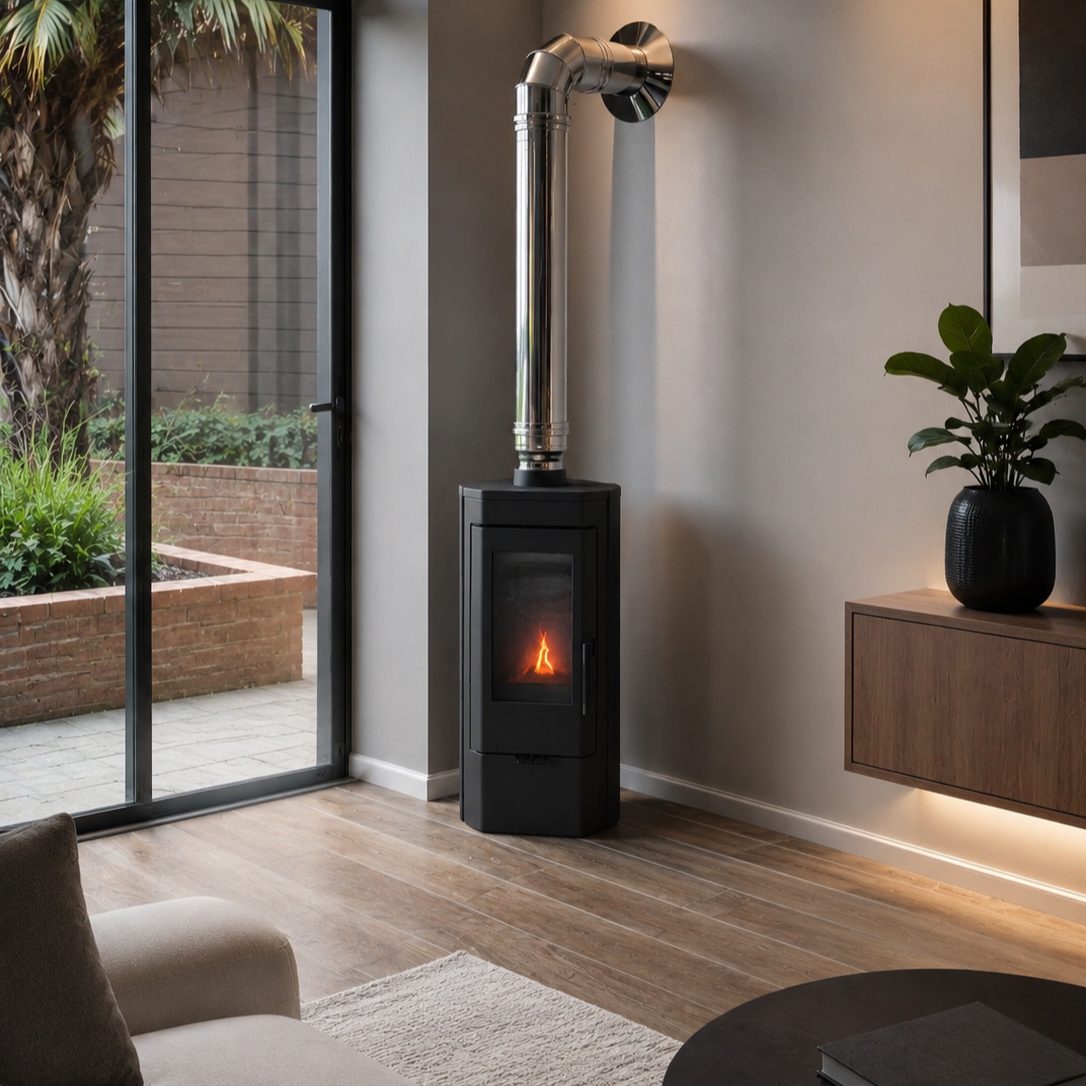 Kraki k12 cast iron fireplace