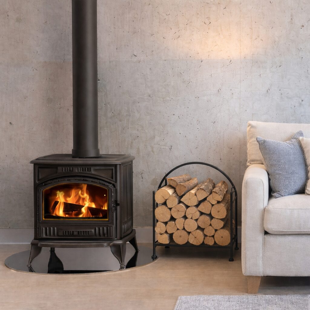 Kratki k6 freestanding cast iron fireplace