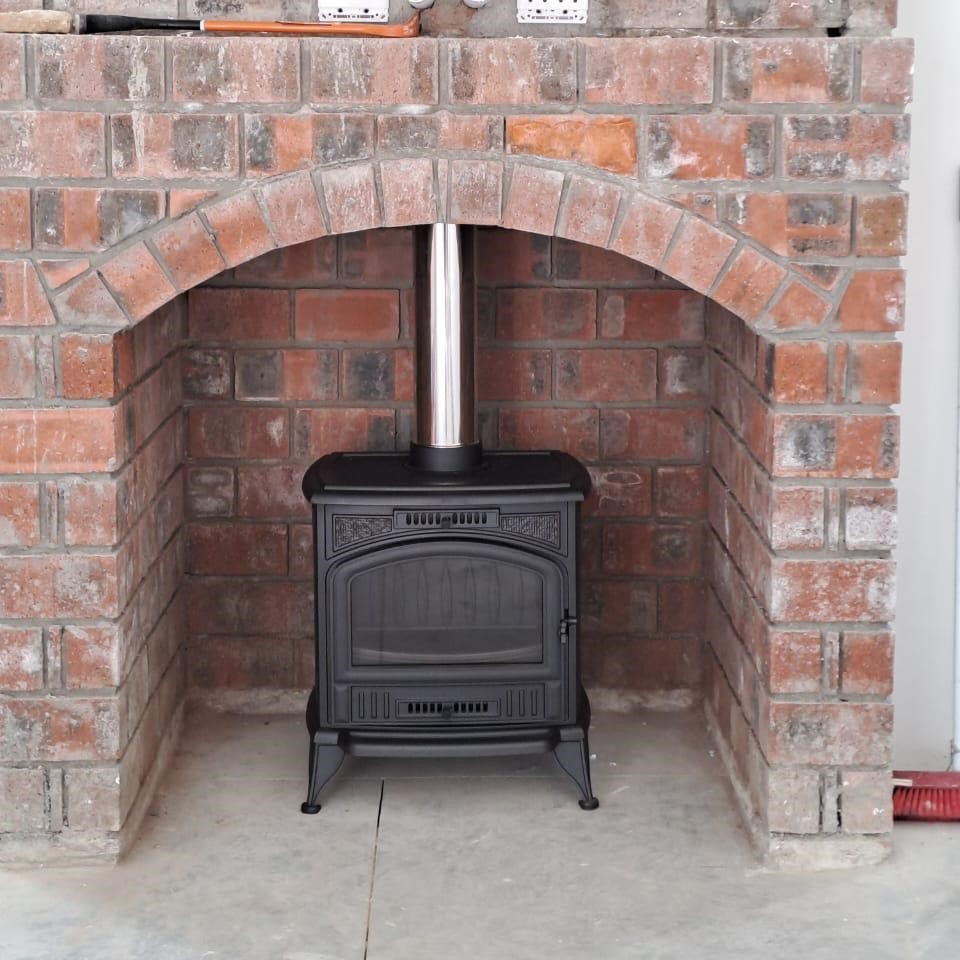 Kratki k6 freestanding wood fireplace