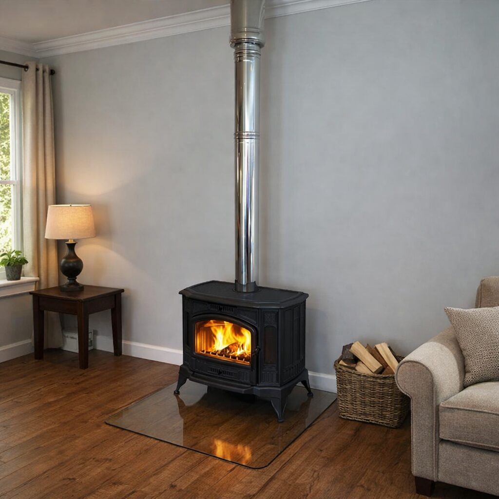 k9 cast iron wood burning fireplace