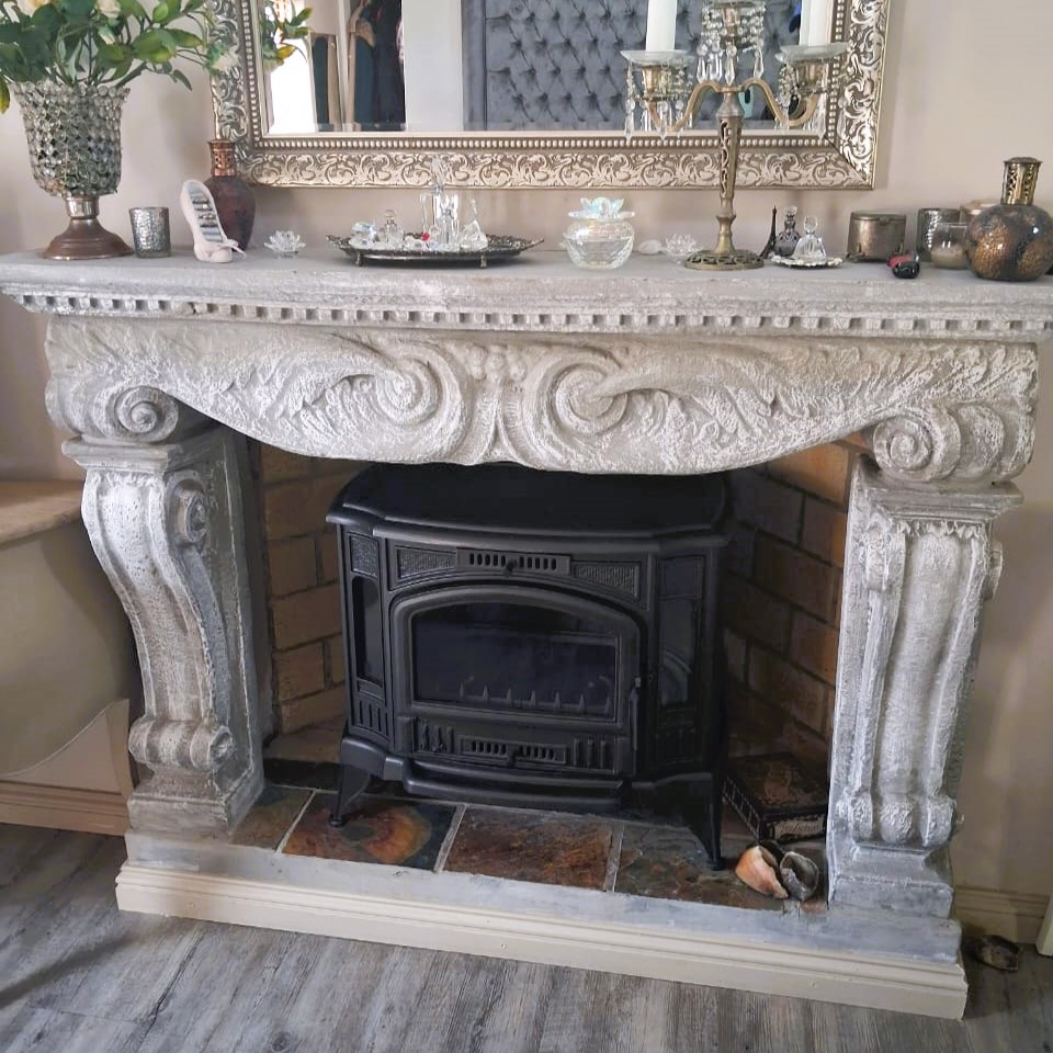 k9 cast iron wood burning fireplace