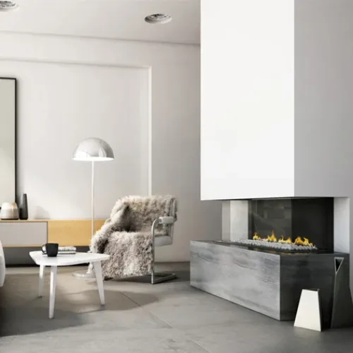 Leo 100 gas built in fireplace