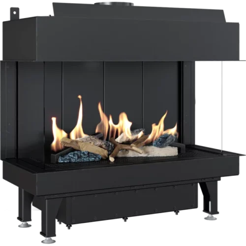 Kratki Leo 70 LP 3 sided Gas closed combustion fireplace