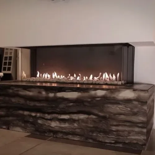 Kratki – Leo 200 Built-in 3 sided Gas Fireplace