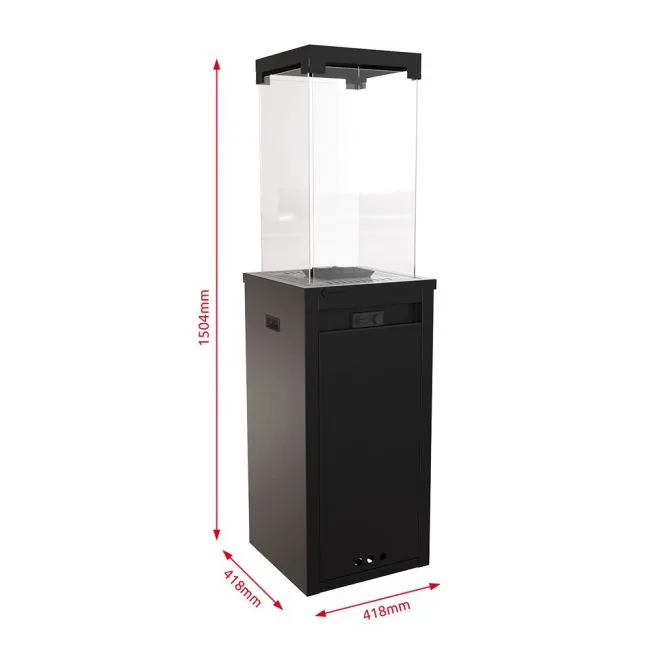 Gas Patio heater black - kratki Patio light - Image 7