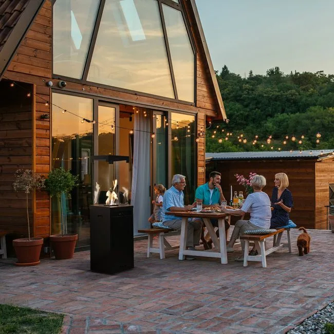 Gas Patio heater black - kratki Patio light - Image 5