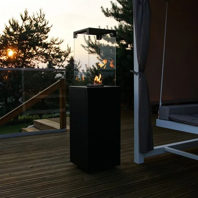 Gas Patio heater black - kratki Patio light - Image 6