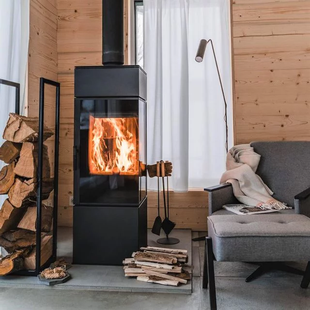 corner fireplace freestanding Kratki Thor
