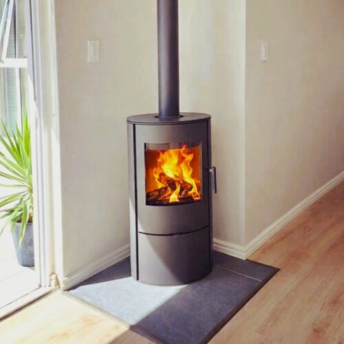 wood fireplace Kratki Rollo freestanding fireplace