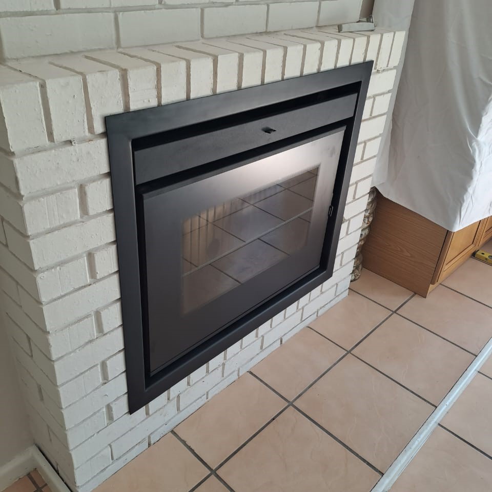 pellet fireplace, Gerico fireplace, insert pellet fireplace