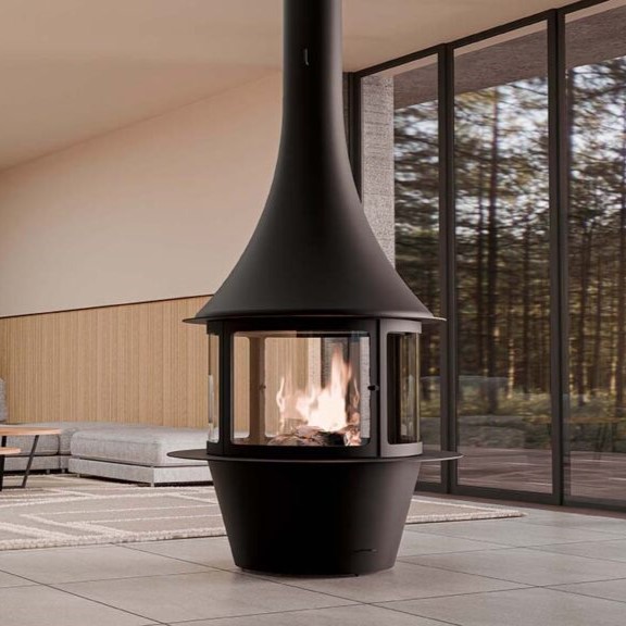 Loire central fireplace