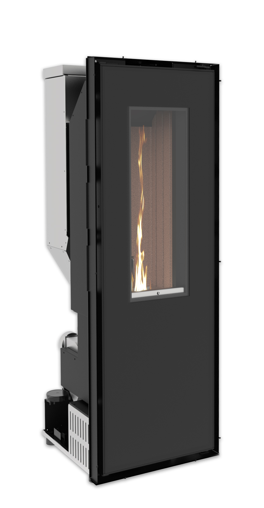L'artistico mini Verty pellet fireplace