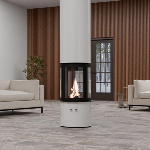 Olympia central fireplace