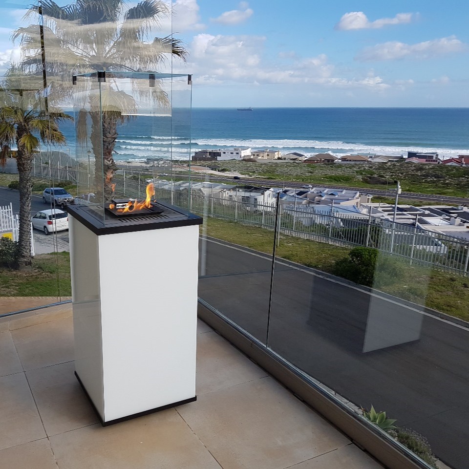 Kratki Gas Patio heater white