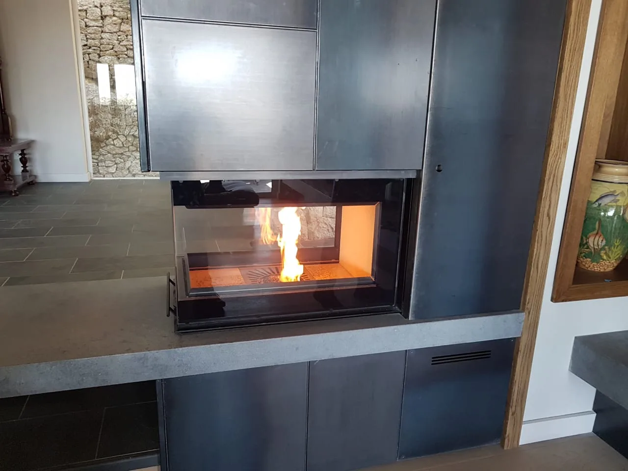 L'artistico - Penny AP 800 3 sided pellet fireplace - Image 12