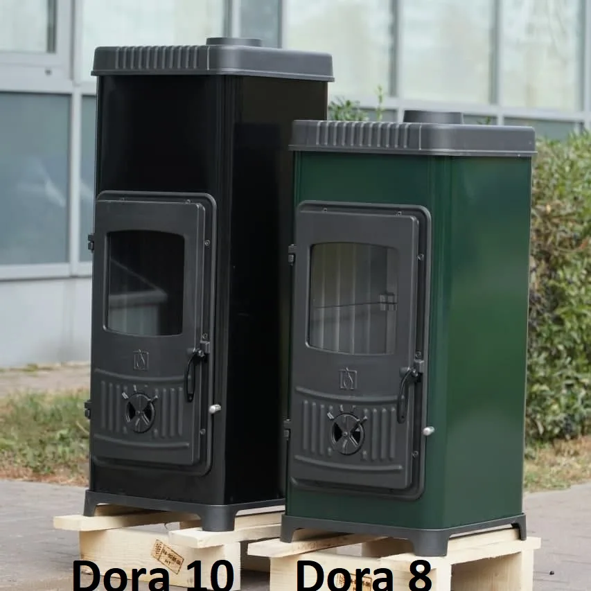 Plamen Dora Cast iron fireplace with steel surround