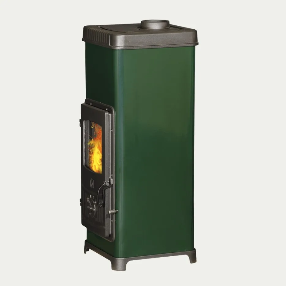 Plamen Dora 10 Green Cats Iron Fireplace