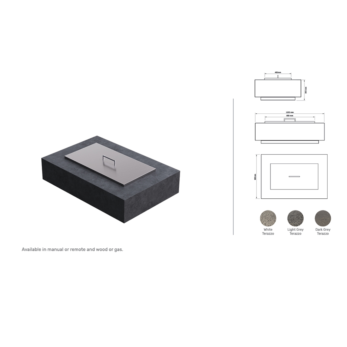Plateau Gas Firepit - Image 3