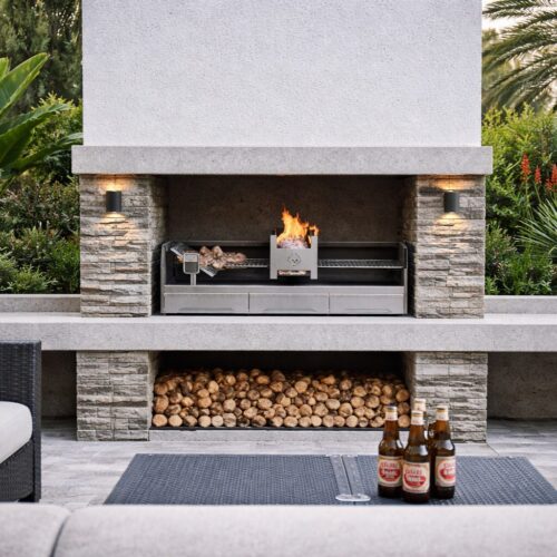 Pyro wood insert braai 1340mm